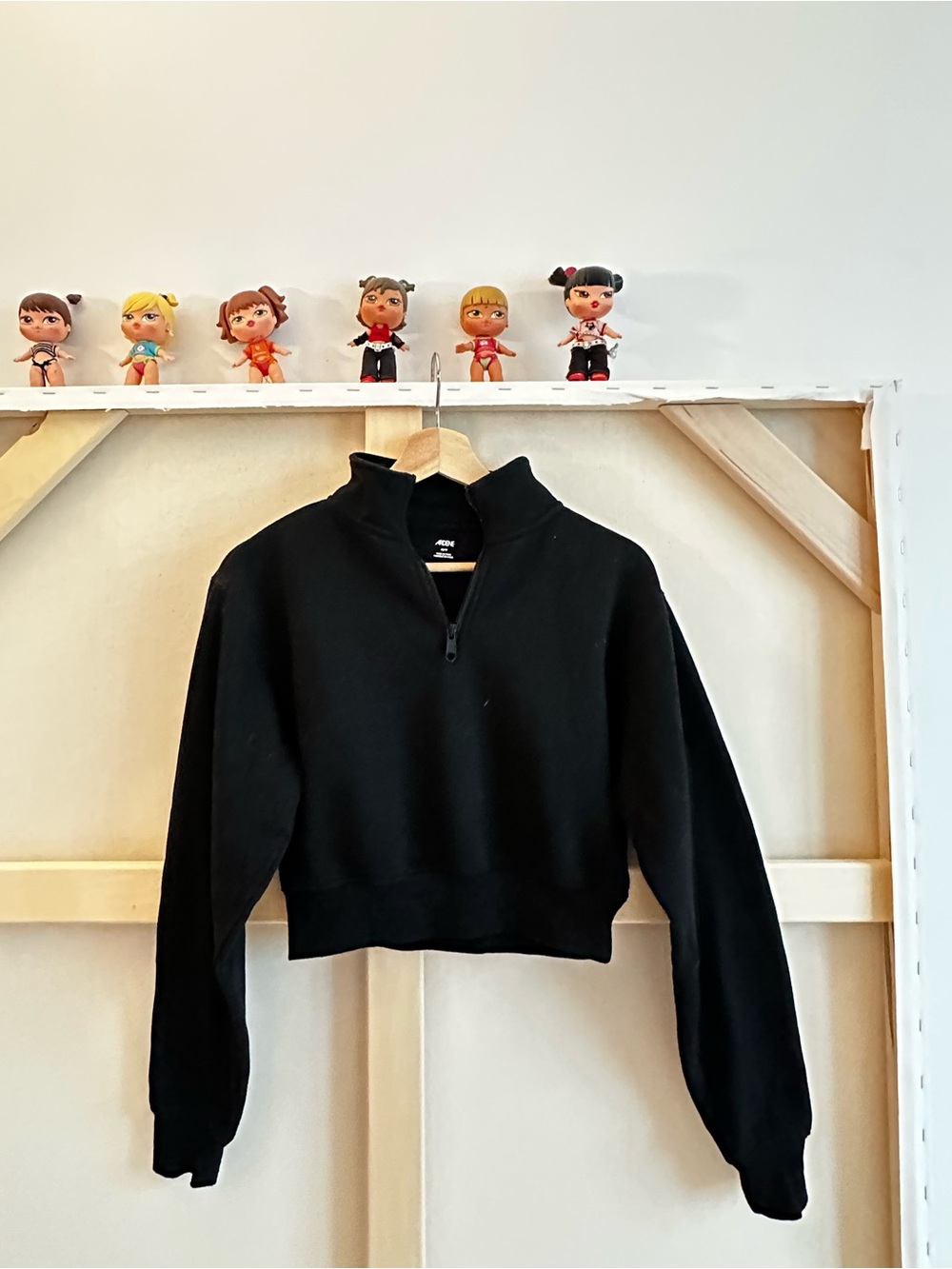 Ardene quarter-Zip Cropped Sweater